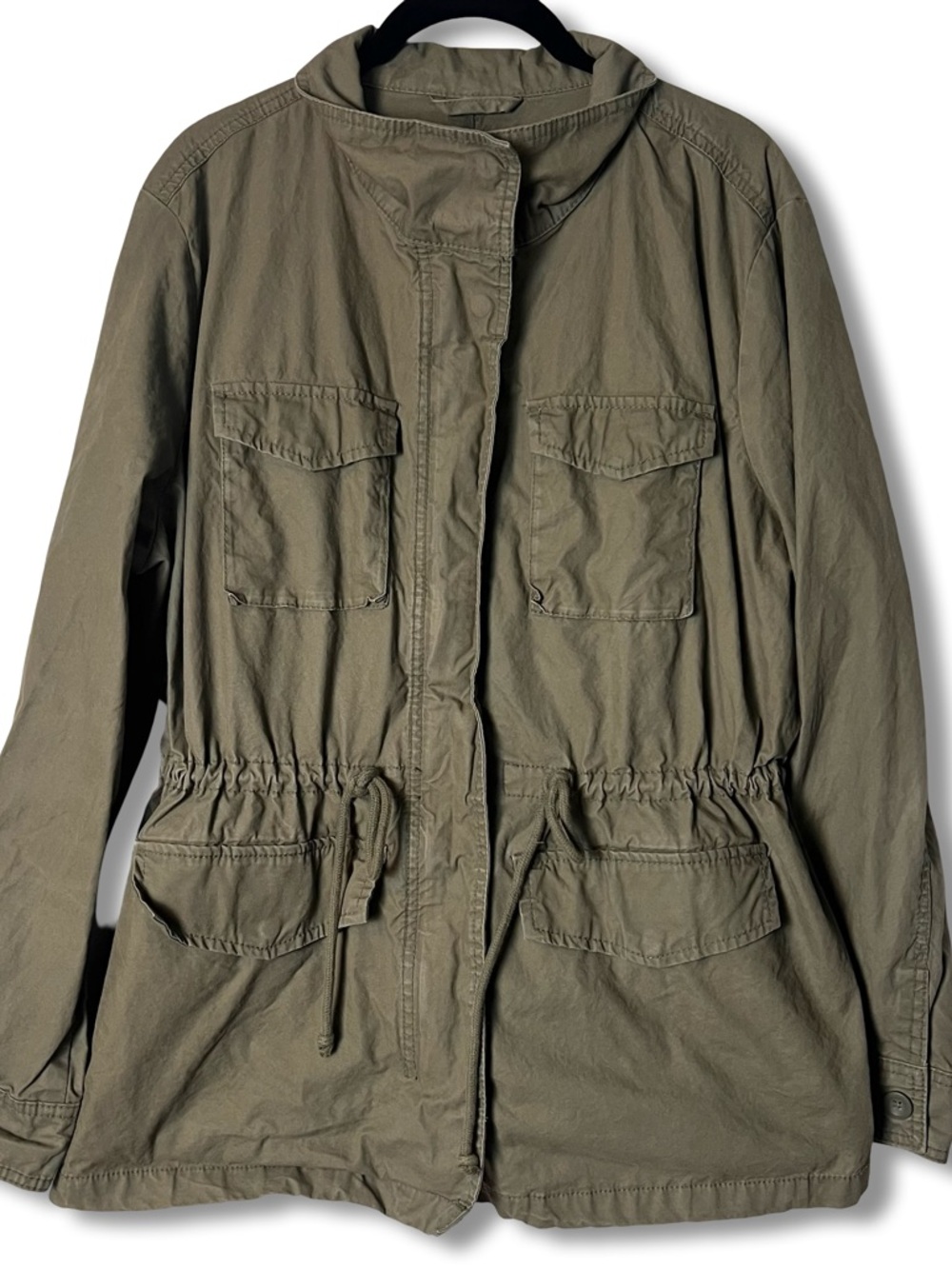 Old Navy Women's Utility Anorak Jacket Olive Army Green‎ Sz. XL